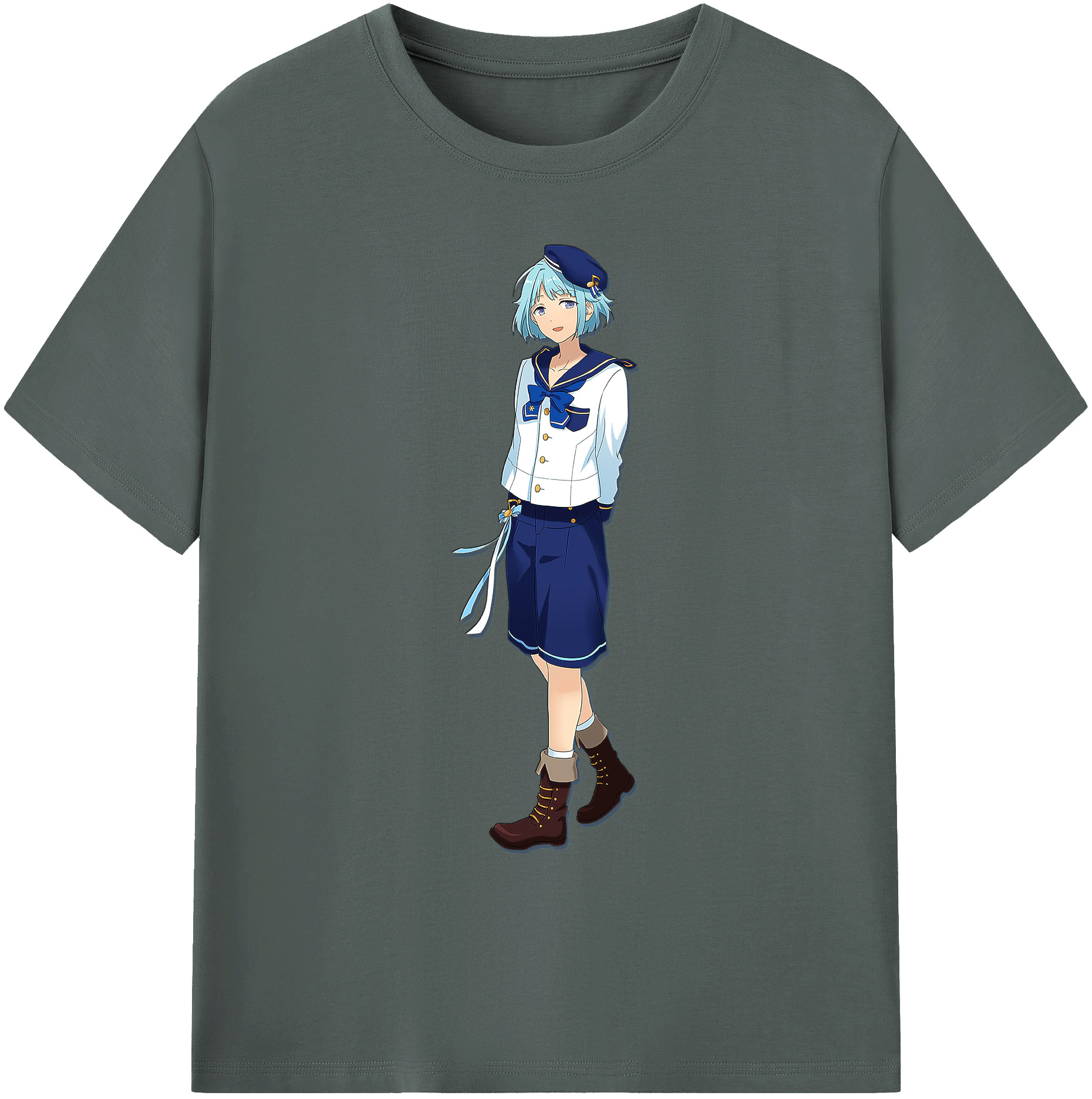 （画像用） あんさんぶるスターズ! Ensemble Stars 綿100％ メンズ半袖Tシャツ｜肌触りやわらか＆通気性